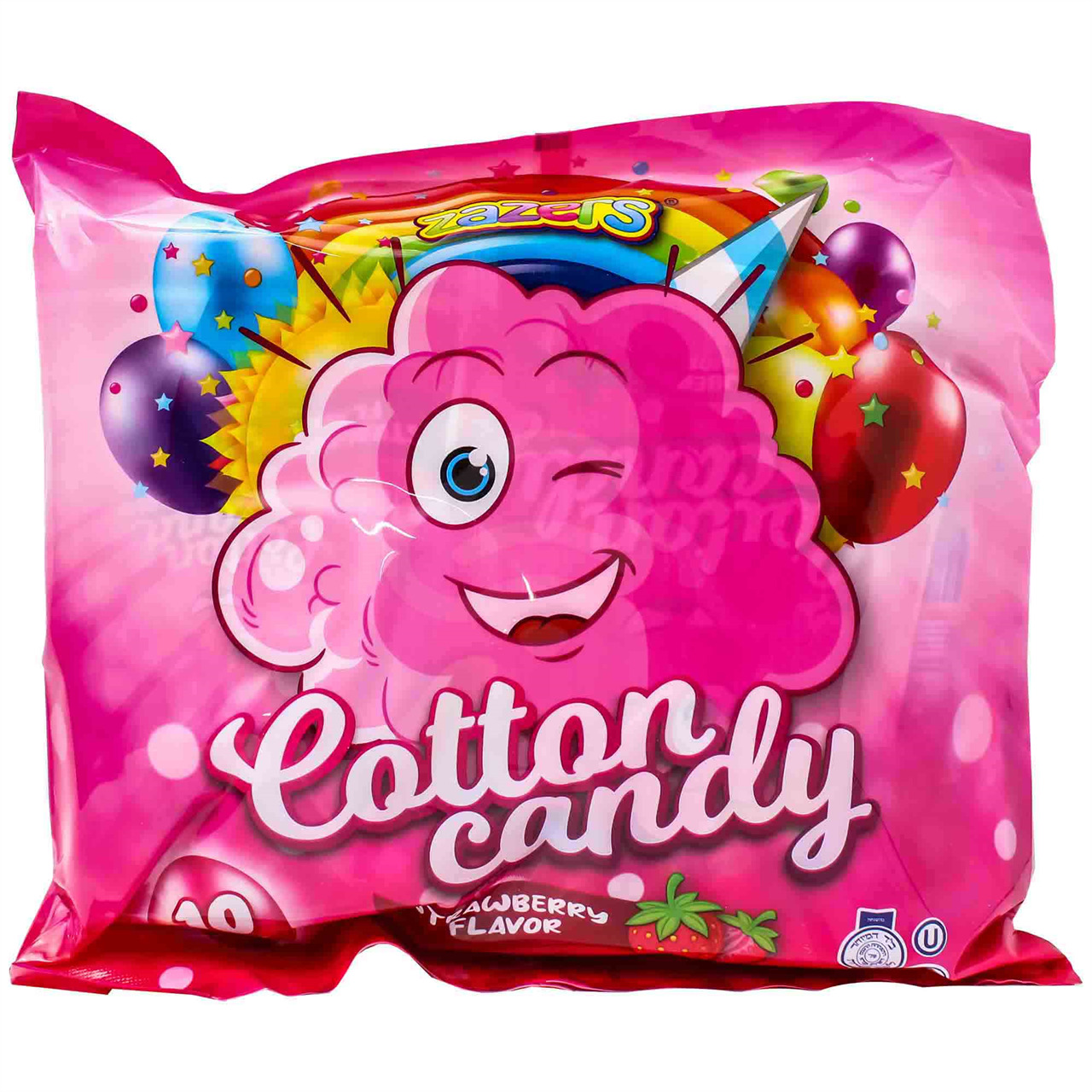 ストロベリーシュガー Zazers Cotton Candy Strawberry Flavor | Mega 53 - Kosher Grocery