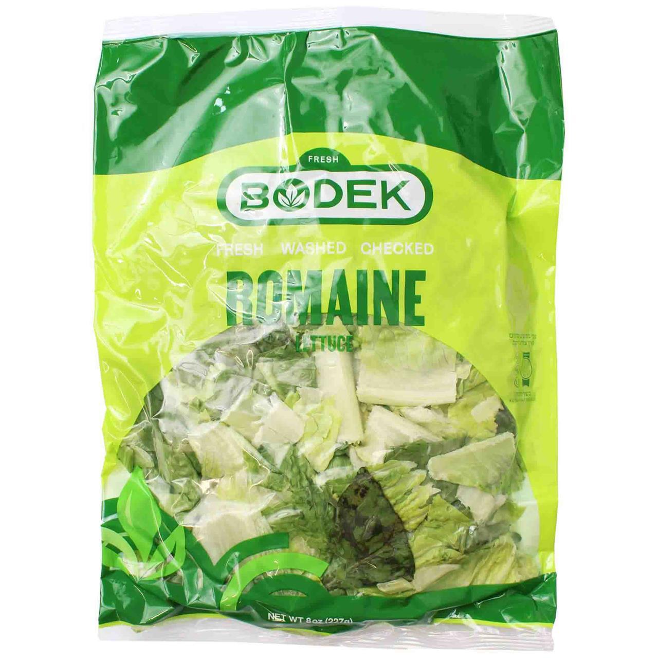 Bodek Romaine Lettuce Shredded, 8 Oz | Mega 53 - Kosher